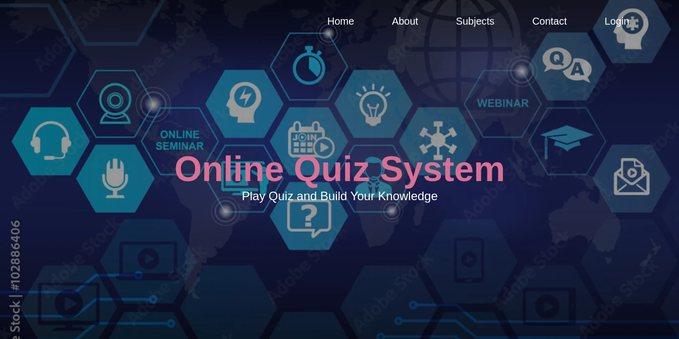 Online Quiz project preview